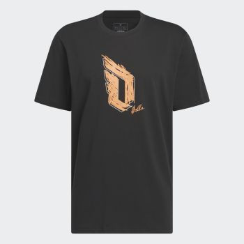 DAME GRAPHIC T-SHIRT BLACK [IR5633]